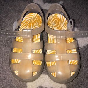 Zara clear fisherman sandal girls
